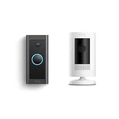 Ring Video Doorbell Wired with Ring Stick Up Cam (White) | Amazon (US)