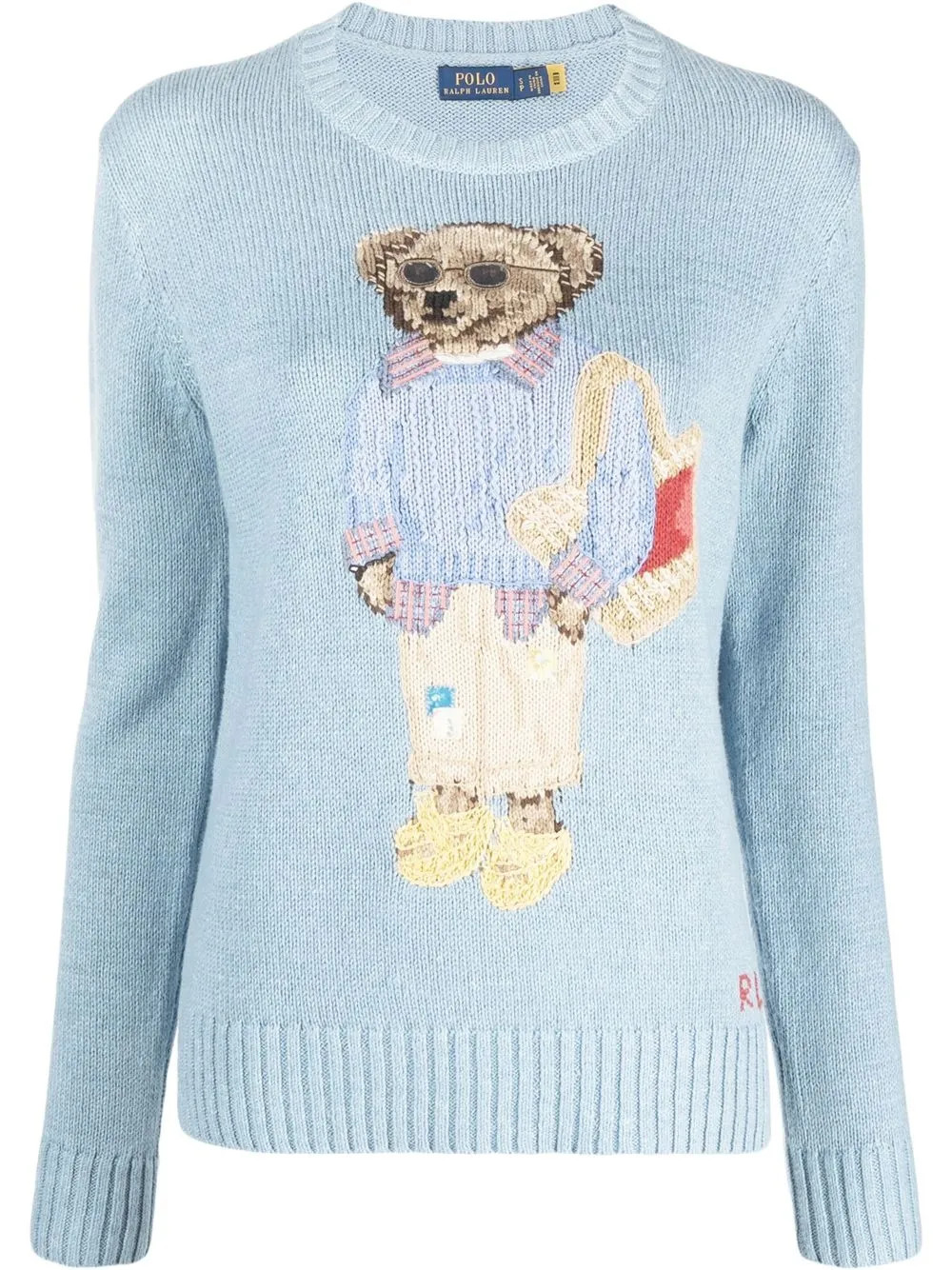 Polo Ralph Lauren Bear Long Sleeve Pullover - Farfetch | Farfetch Global