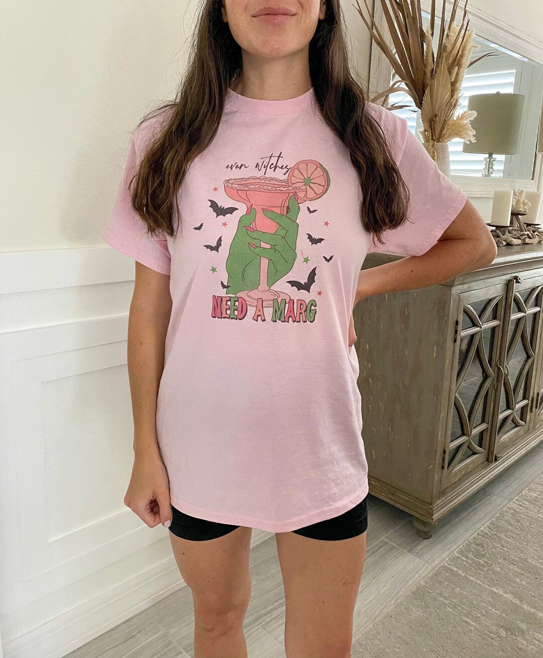 Halloween Shirt Even Witches Need a Marg Funny Halloween Shirt Fall Shirt Halloween Bachelorette ... | Etsy (US)