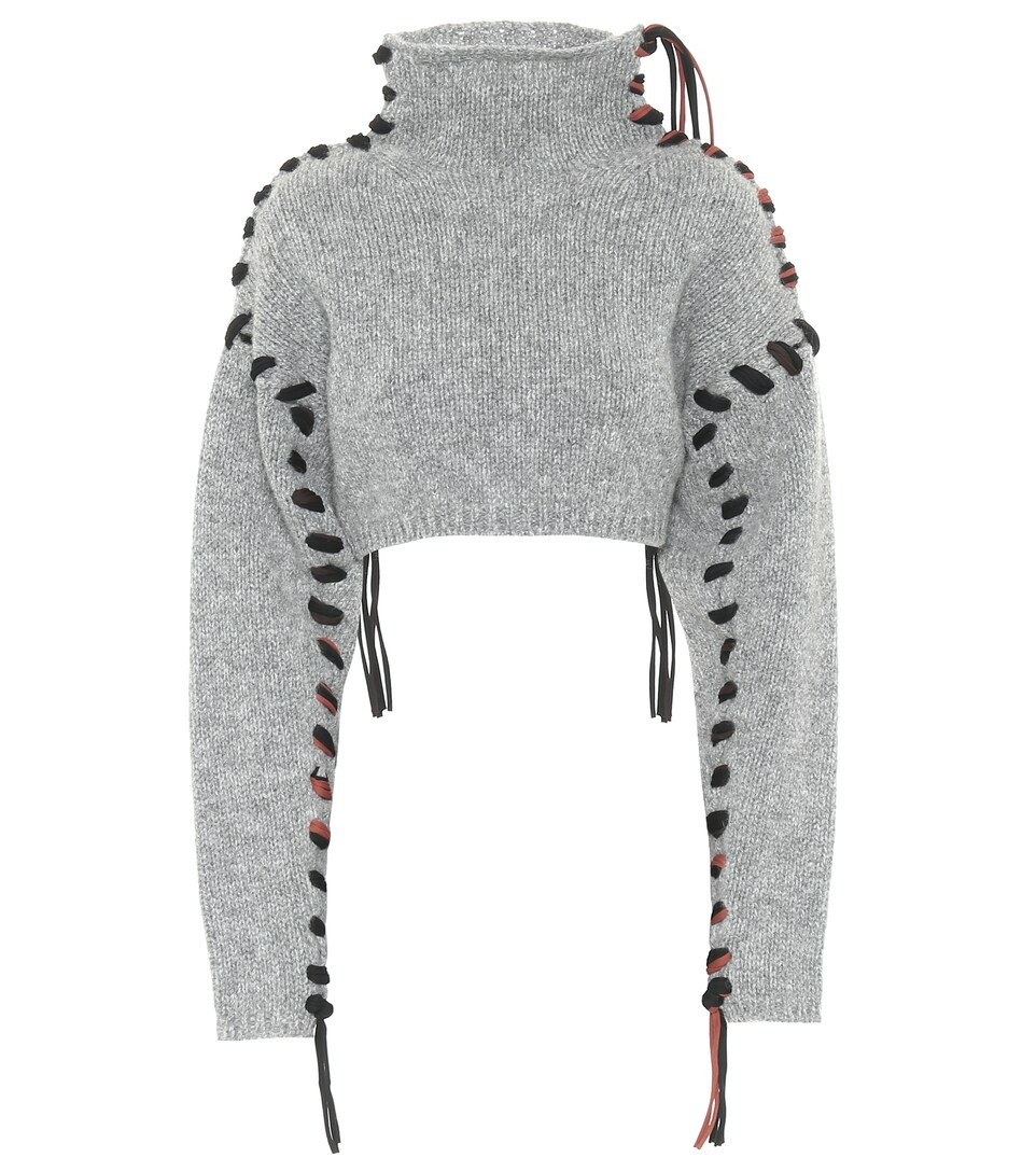 Cropped-Pullover aus Wolle | Mytheresa (DACH)