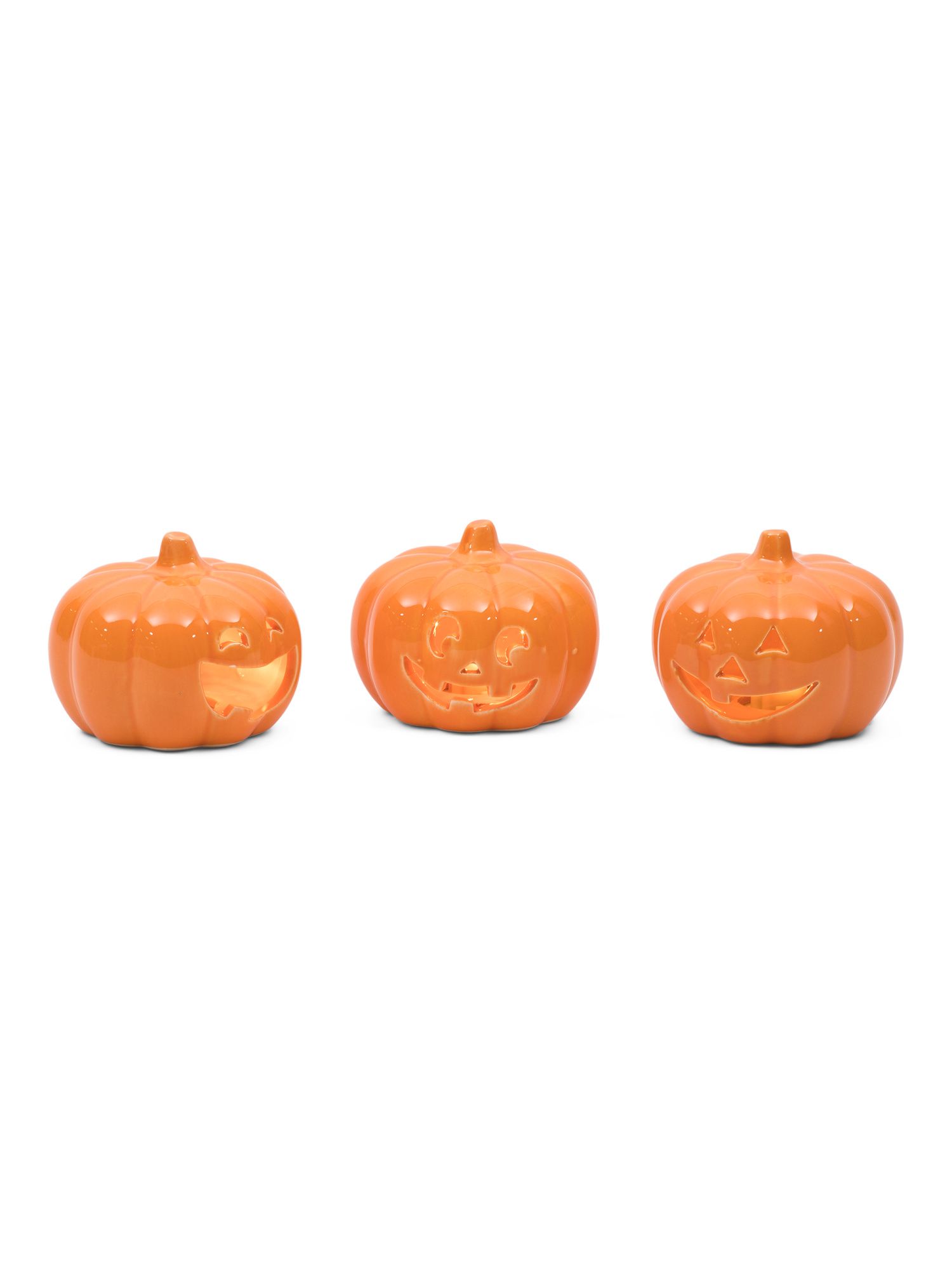 Set Of 3 Led Jack O' Lanterns | Halloween | Marshalls | Marshalls