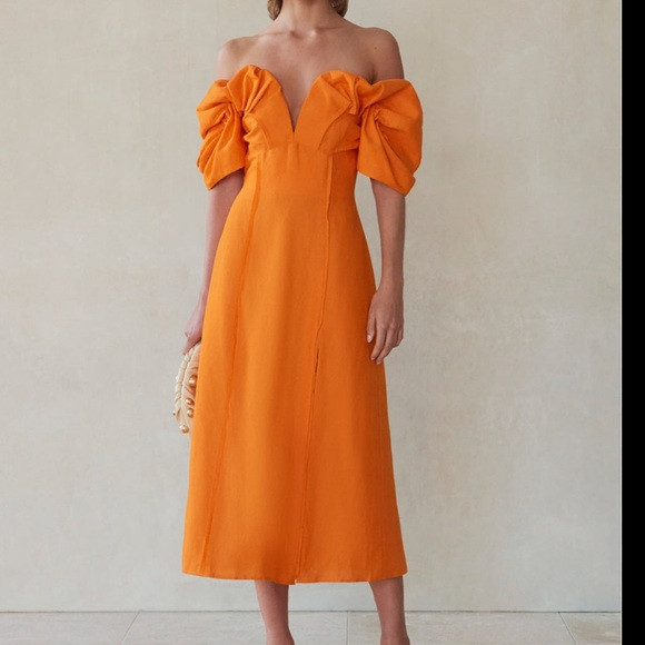Cult Gaia Muna Dress - PAPAYA | Poshmark