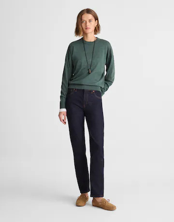 The Jules Slim-Straight Jean in Rinse Wash | Madewell