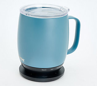 Nextmug Temperature-Controlled Self-Heating 14-oz Mug | QVC