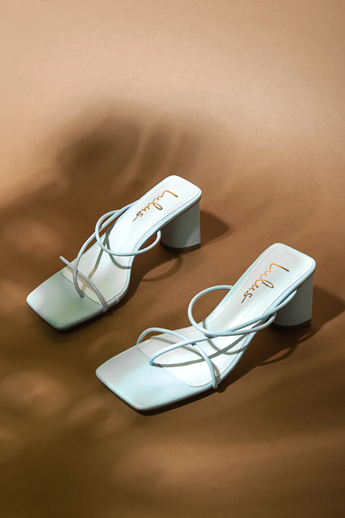 Jocelynn Aqua Strappy High Heel Sandals | Lulus (US)