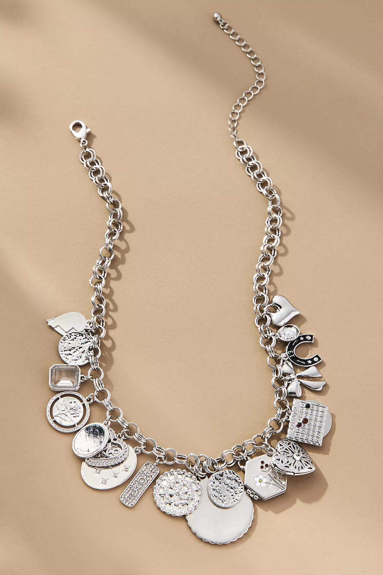 Chunky Coin Charm Necklace | Anthropologie (US)