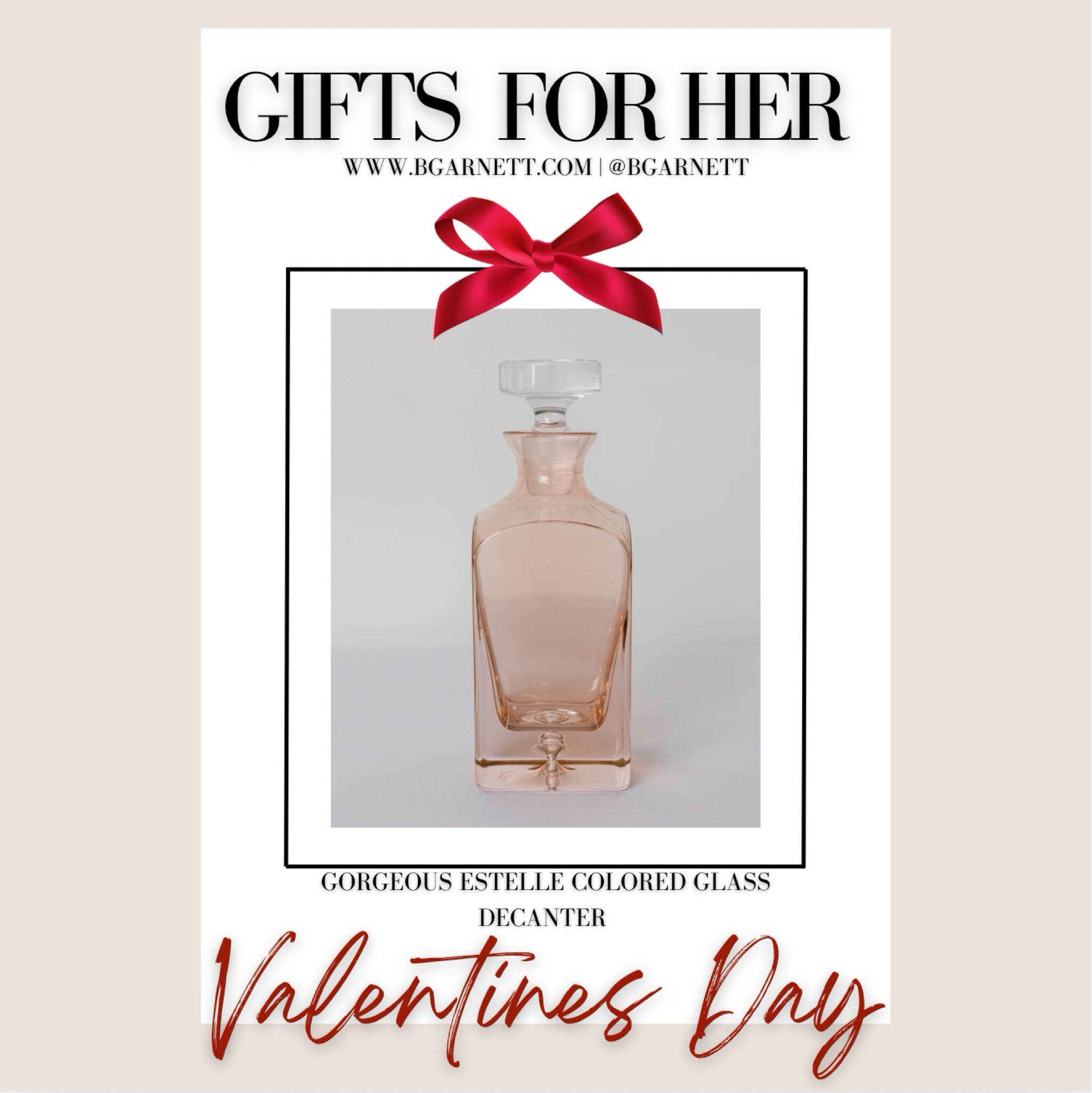 Valentine’s Day’s gift idea | gifts for her | gift guide | bar decor | Estelle colored glass | decanter 

#LTKGiftGuide #LTKWatchNow #LTKHome