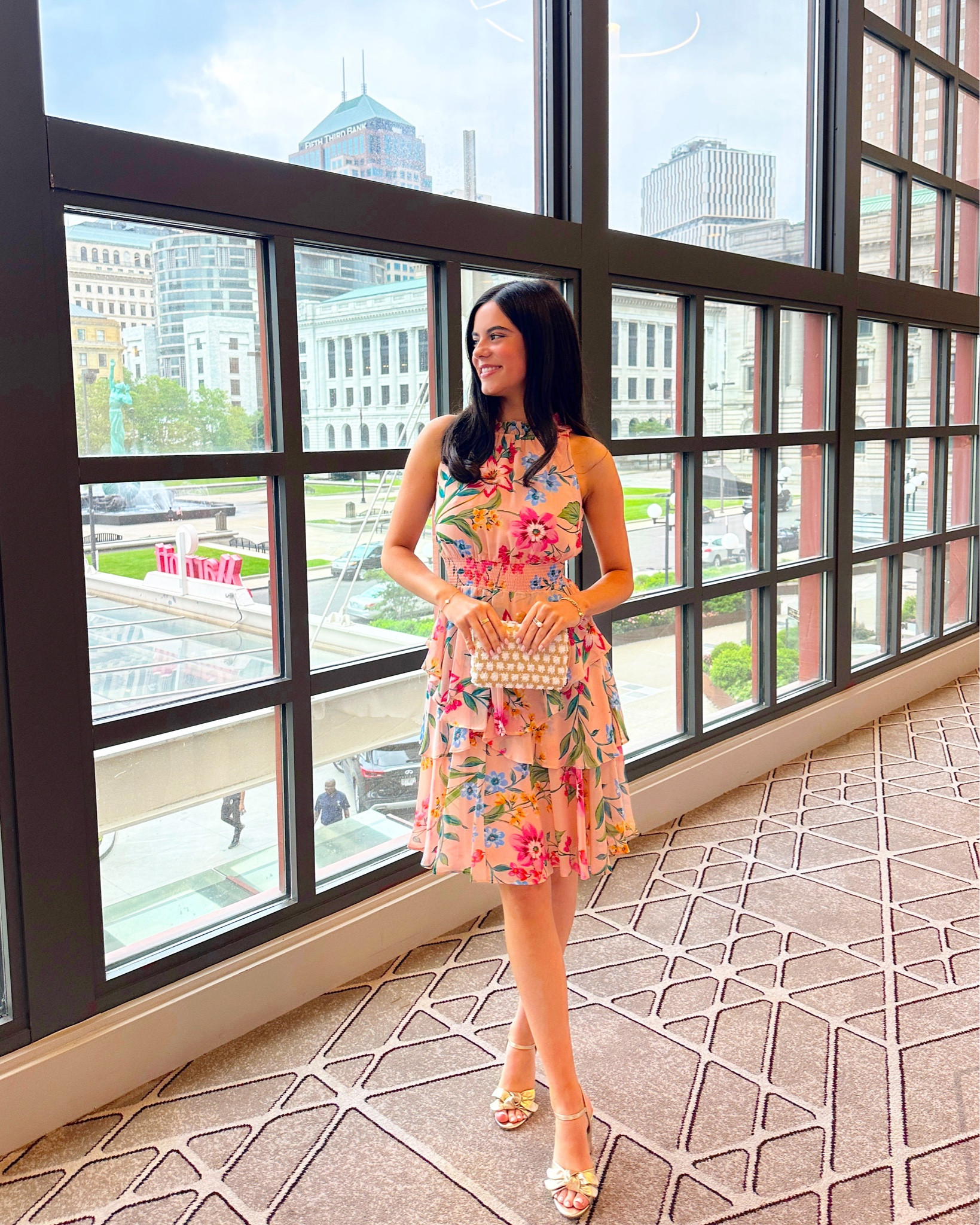 Floral Eliza J Cocktail Dresses Summer Wedding Guest Dresses Jo-Lynne Shane