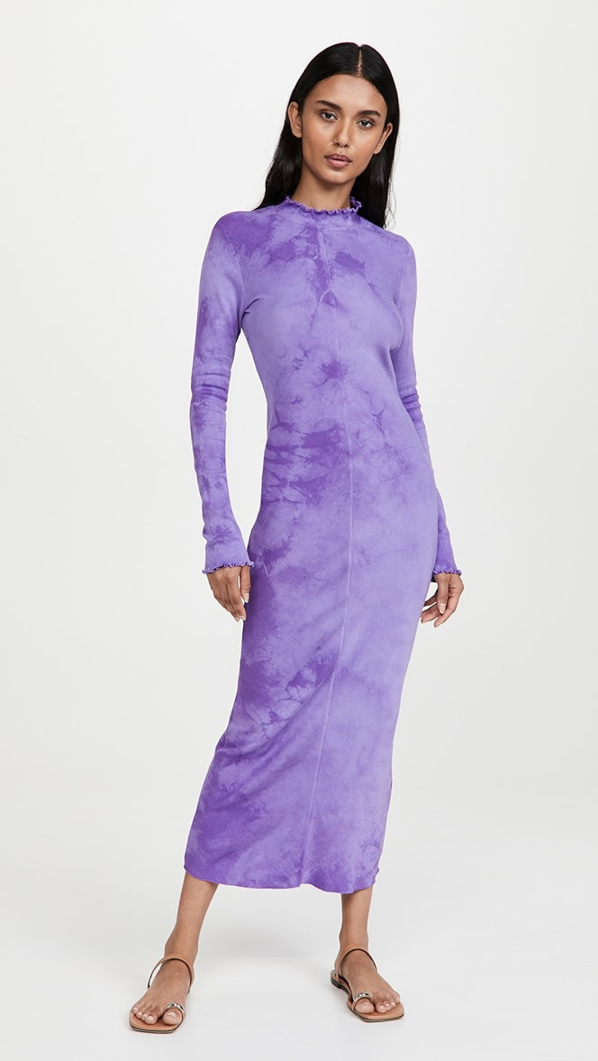 Tie Dye Long Sleeve Fitted Dress | Shopbop