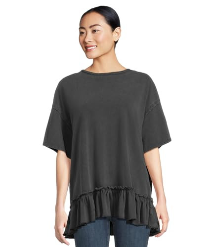 Free People Women's Why Yes Tee, Black | Amazon (US)