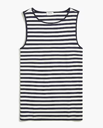 Striped shell tank top | J.Crew Factory