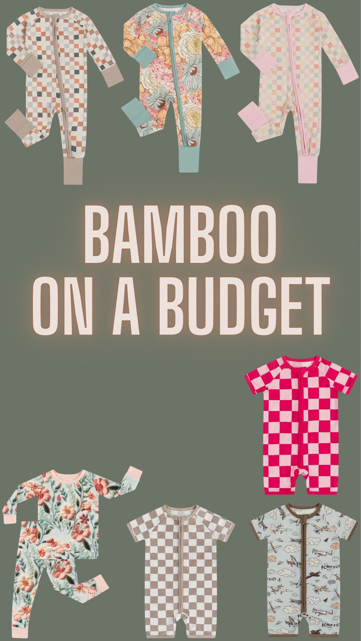 Bamboo pajamas on a budgett