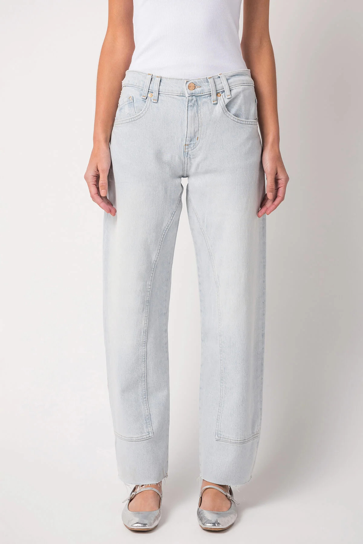 Free People Risk Taker Mid Rise Straightleg Jean | Social Threads