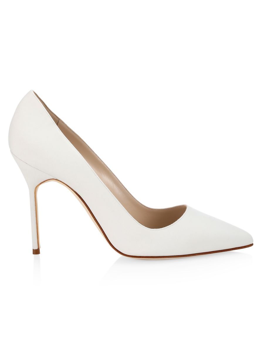 Manolo Blahnik BB 105 Linen Pumps | Saks Fifth Avenue