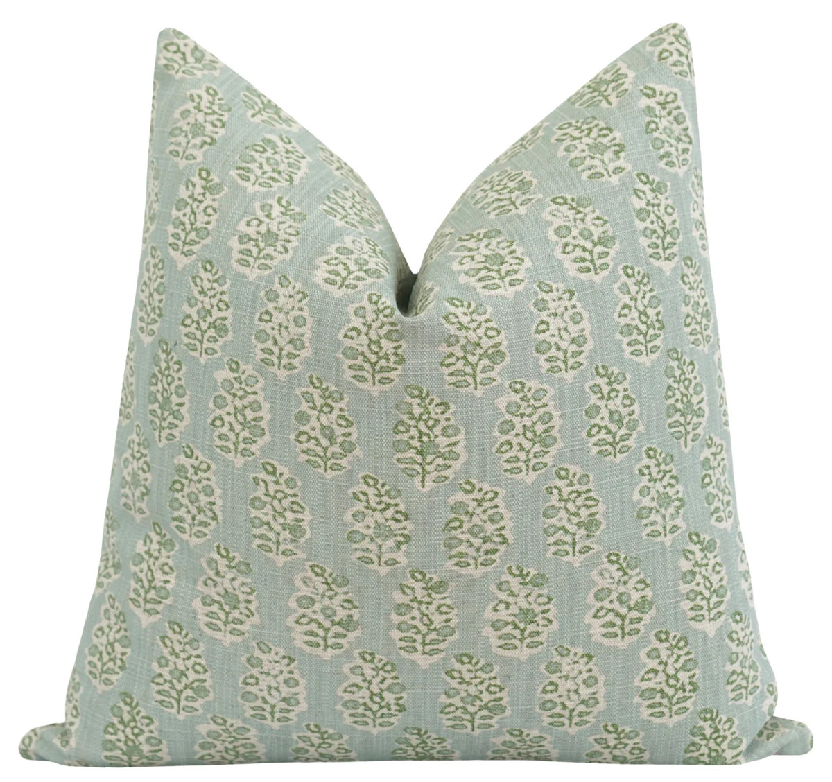 Deason Tendril Green Throw Pillow | Land of Pillows