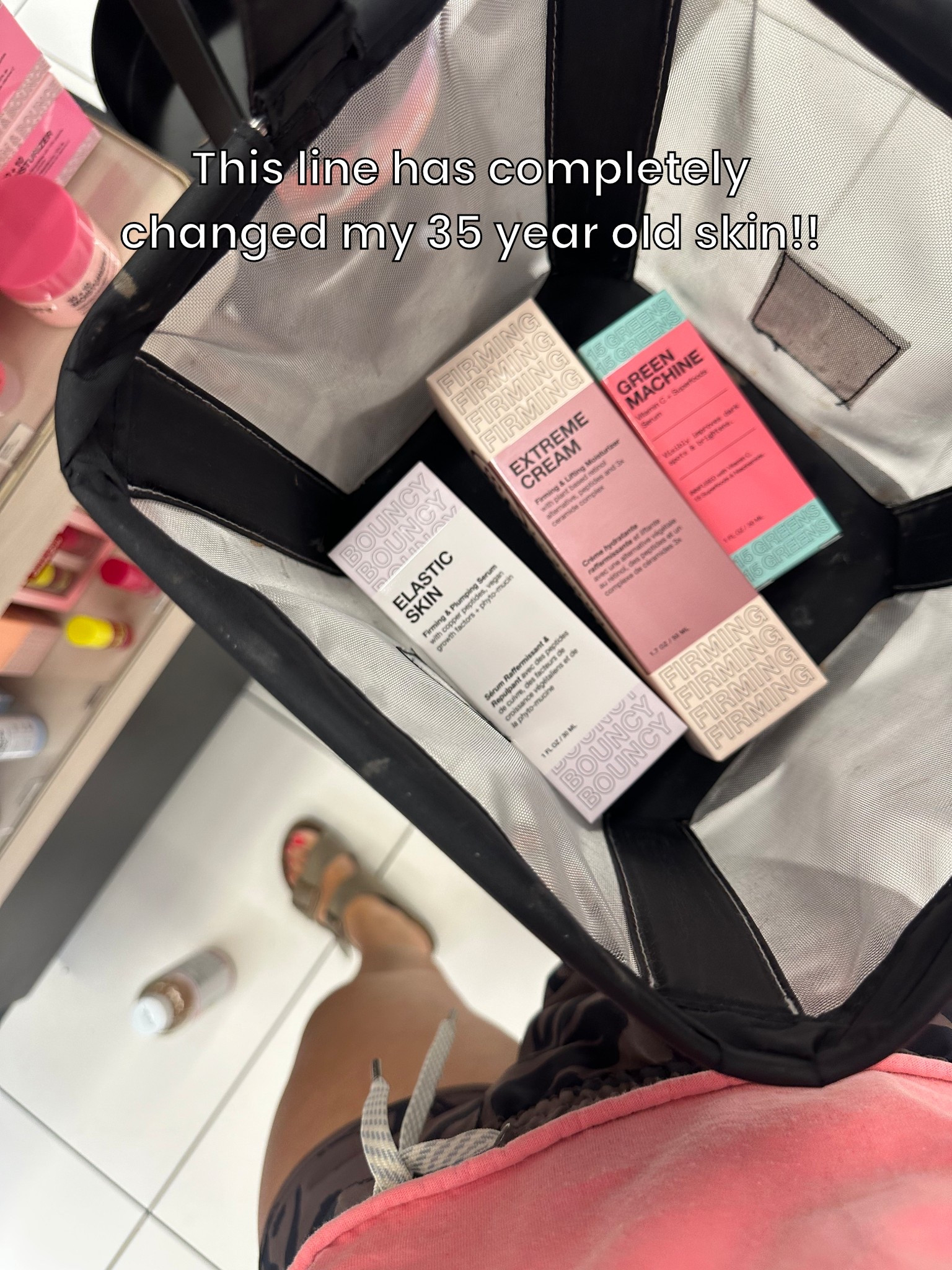 Not sponsored!! I’m in love! Doesn’t sit on top of my skin like most skincare this stuff is amazing!! I bought their travel set on a whim and was struck!! #innbeauty @innbeauty 

#LTKBeauty