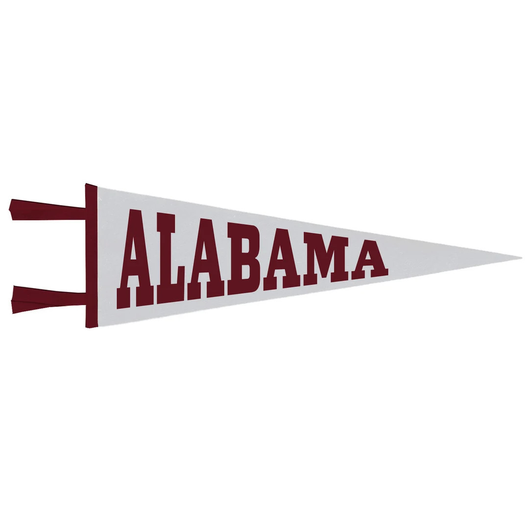 Alabama Wool Felt Pennant | Etsy (US)
