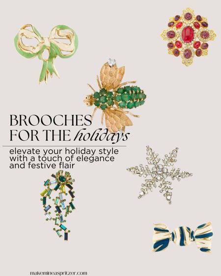 ‘Tis the Season to Bling it with Brooches!
#holidayparty #christmasparty #holidayjewelry

#LTKHoliday #LTKstyletip #LTKSeasonal