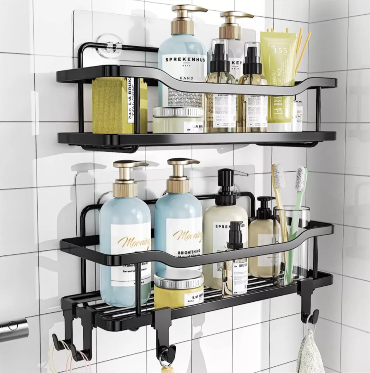 OMAIRA Shower Caddy, 2-Pack … curated on LTK