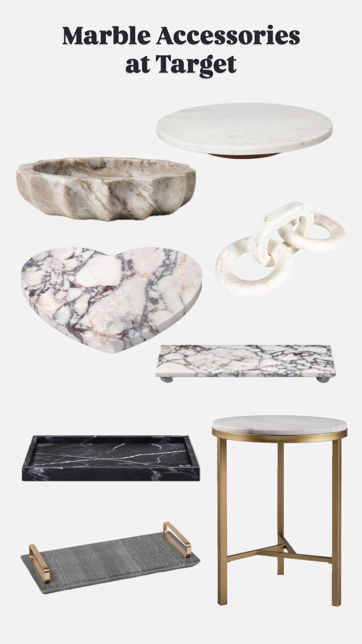 Marble accent pieces, marble decor, Target home decor 

#LTKHome #LTKFindsUnder50