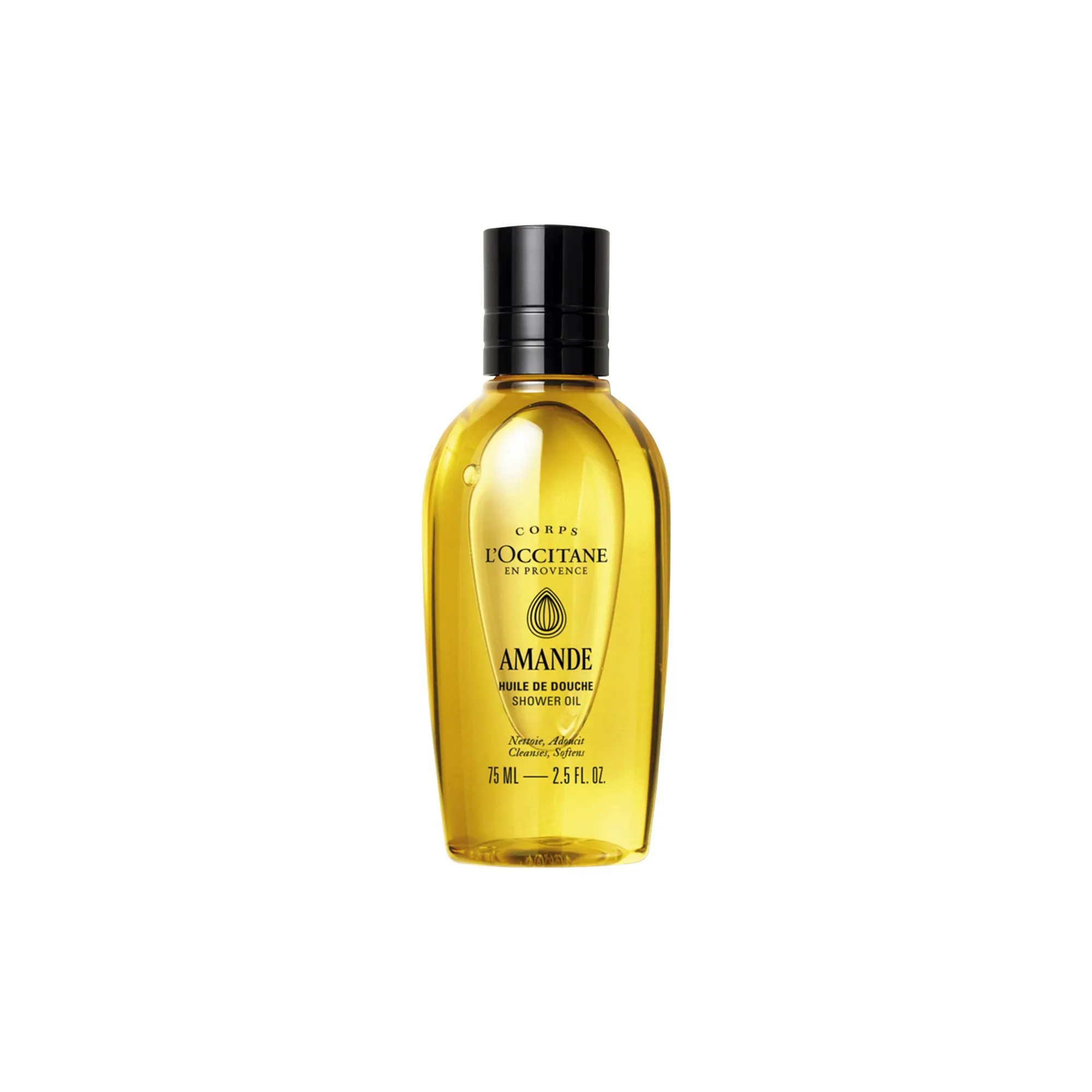 L'Occitane Mini Cleansing And Softening Shower Oil With Almond Oil 2.5 oz/75 mL | Sephora (US)