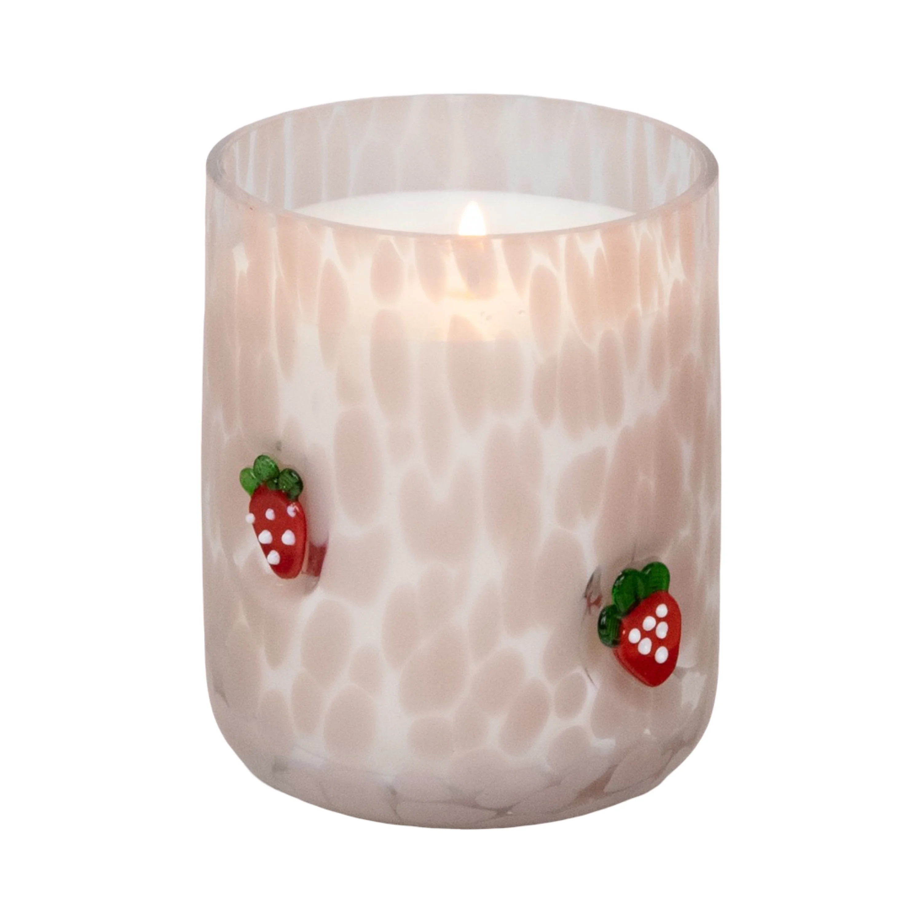 Mainstays 1-Wick Art Glass Scented Jar Candle, Strawberry Breeze, 8.5 oz. | Walmart (US)