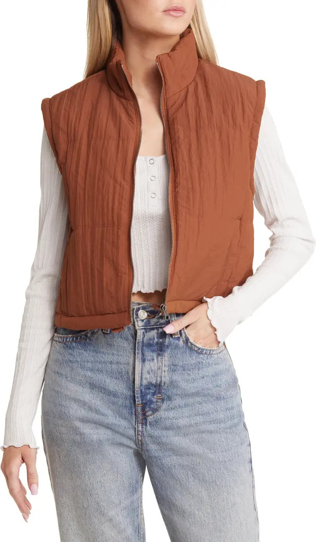 Cropped Puffer Vest | Nordstrom