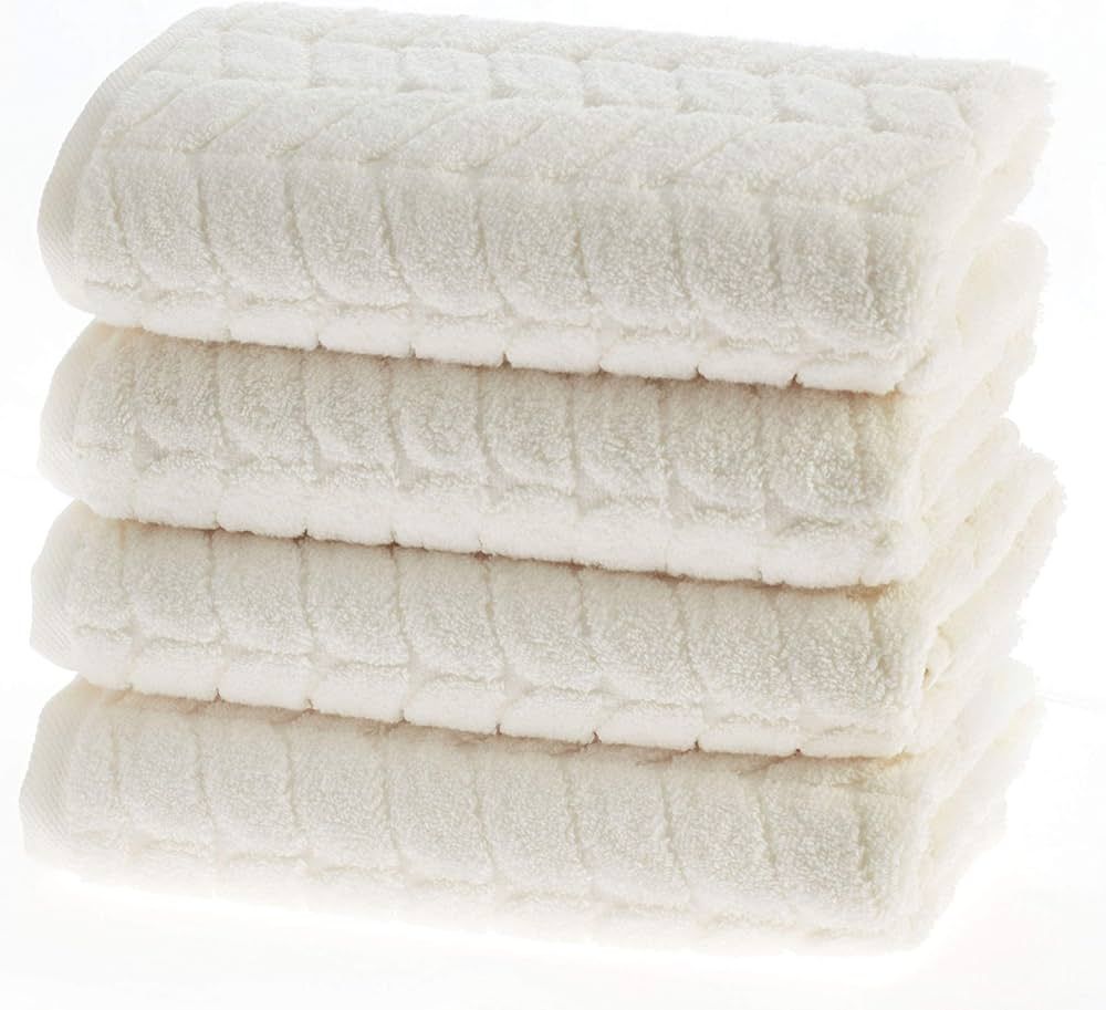 BAGNO MILANO 100% Turkish Cotton Jacquard Luxury Towel Set – Quick Dry Non-GMO Ultra-Soft, Plus... | Amazon (US)
