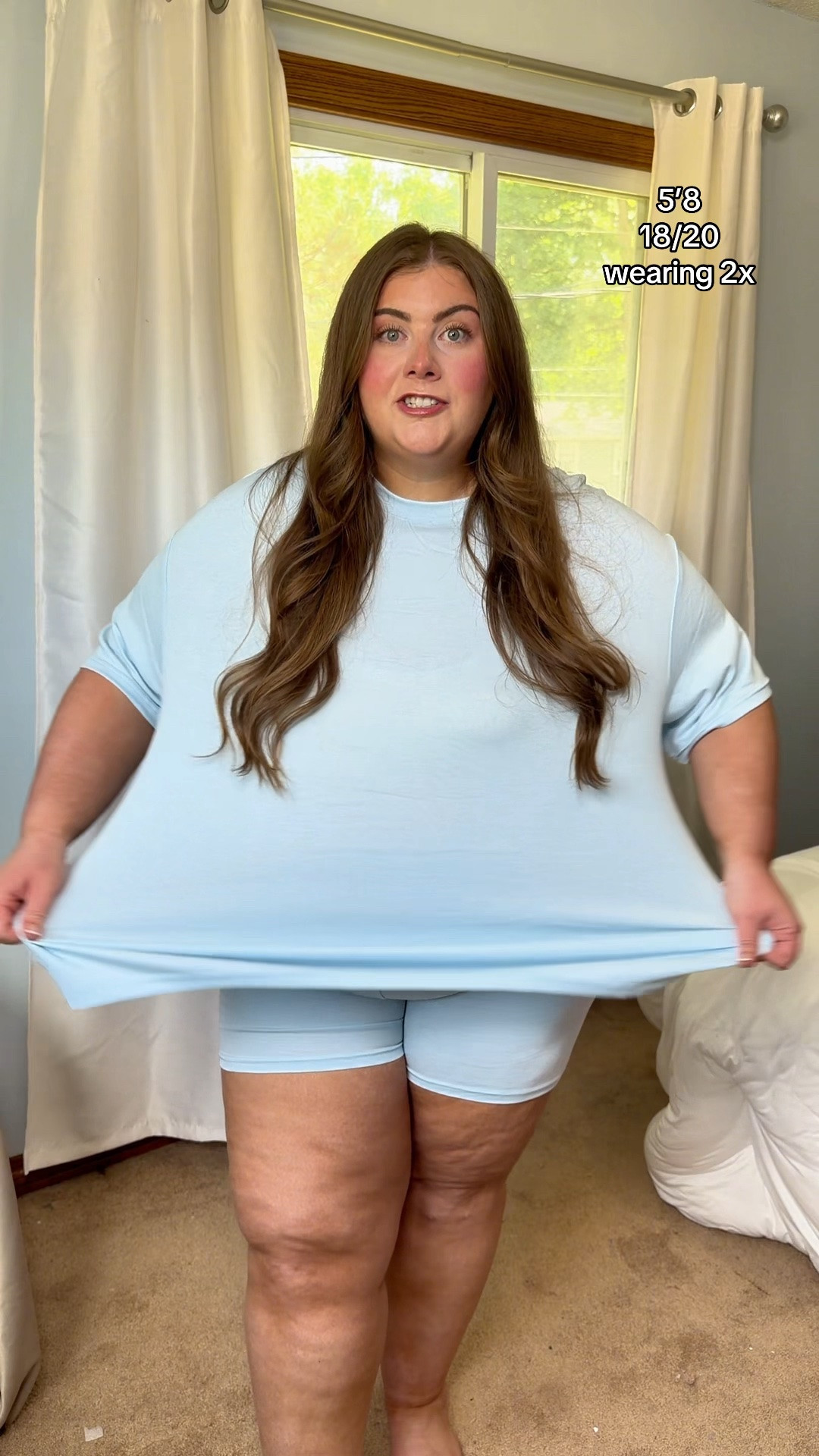 the easiest outfits for summer time as a plus size girlie! This is so soft and comfy, but fits amazing! Wearing a size xxl 🤍

#LTKootd #LTKSaleAlert #LTKPlusSize