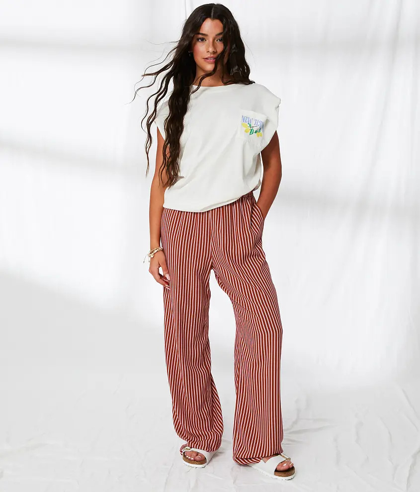 Striped Boxer Pant | Buckle