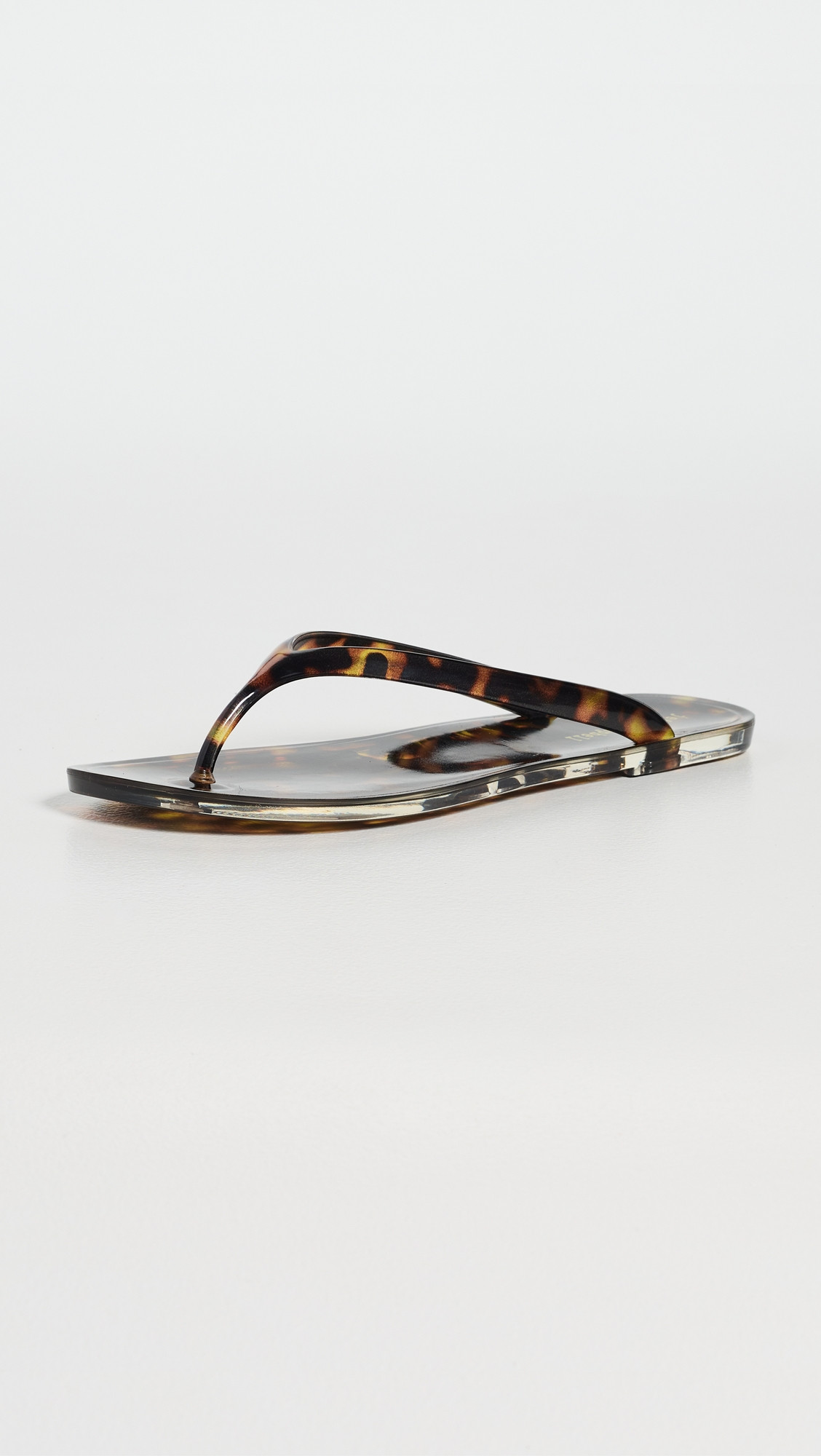 Jeffrey Campbell Beach Day Jelly Flip Flop Tortoise 10 | Shopbop