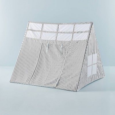 Kid&#39;s Striped Stargazing Play Tent White/Gray - Hearth &#38; Hand&#8482; with Magnolia | Target