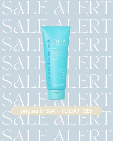 My favorite TULA cleanser is over half off on Target today! STOCK UP! 🩵 #tula #flashsale #salealert #beautyproducts #cleanbeauty 

#LTKfindsunder50 #LTKsalealert