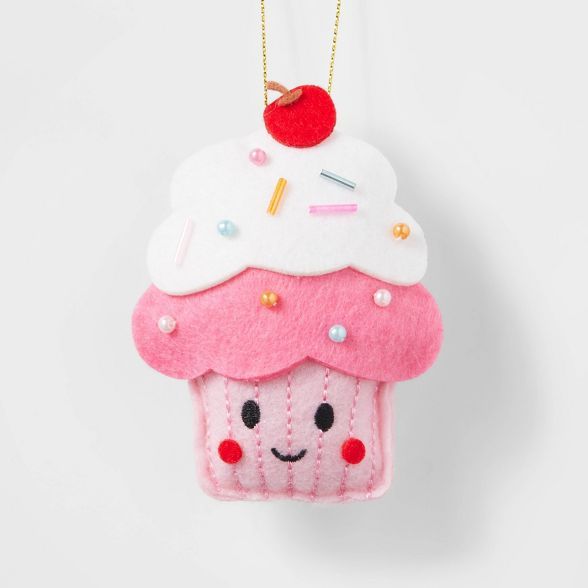 Cupcake Christmas Tree Ornament Pink - Wondershop™ | Target