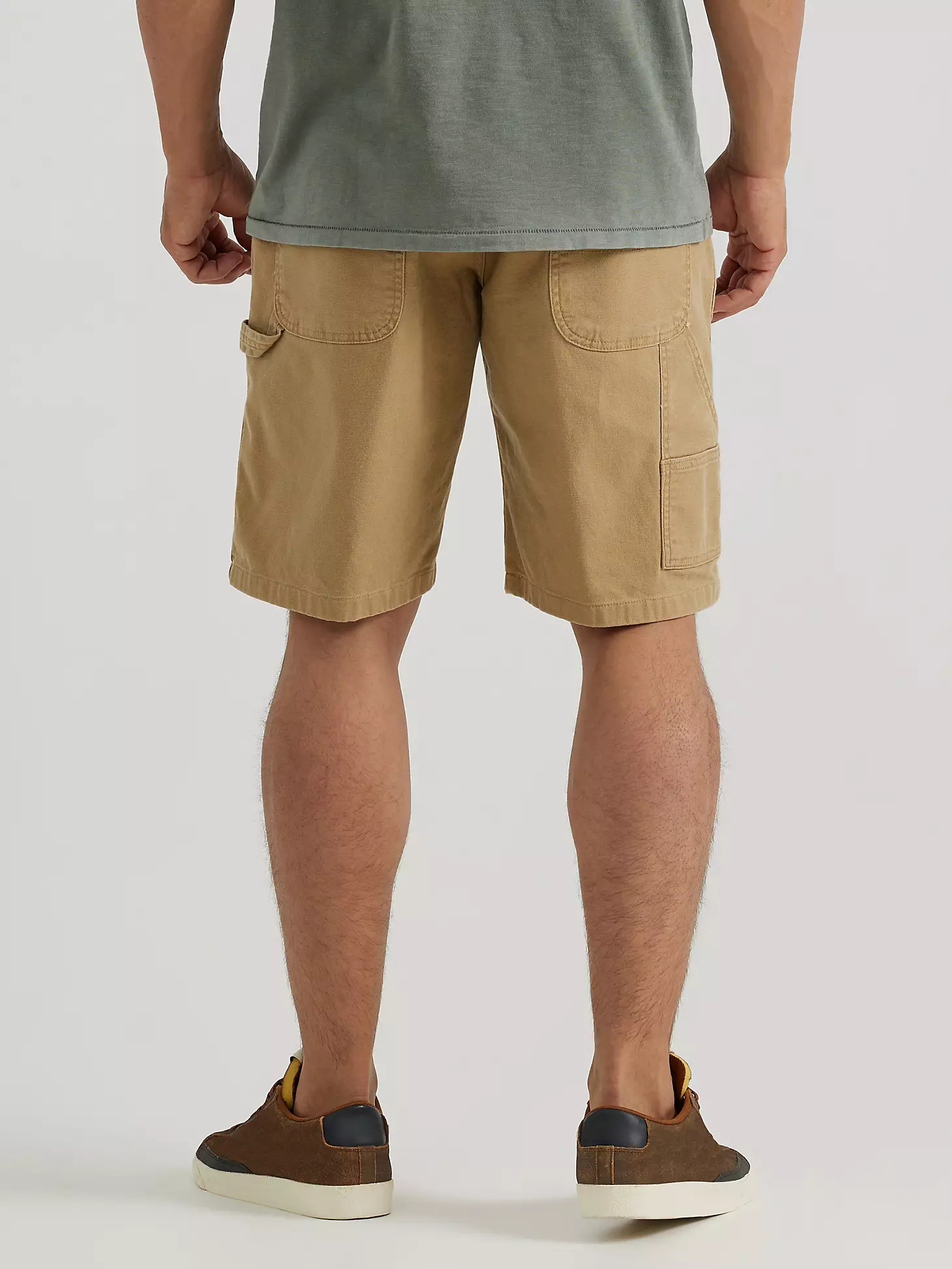 Men's Wrangler® Five Star Premium Carpenter Shorts in Harvest Brown | Wrangler