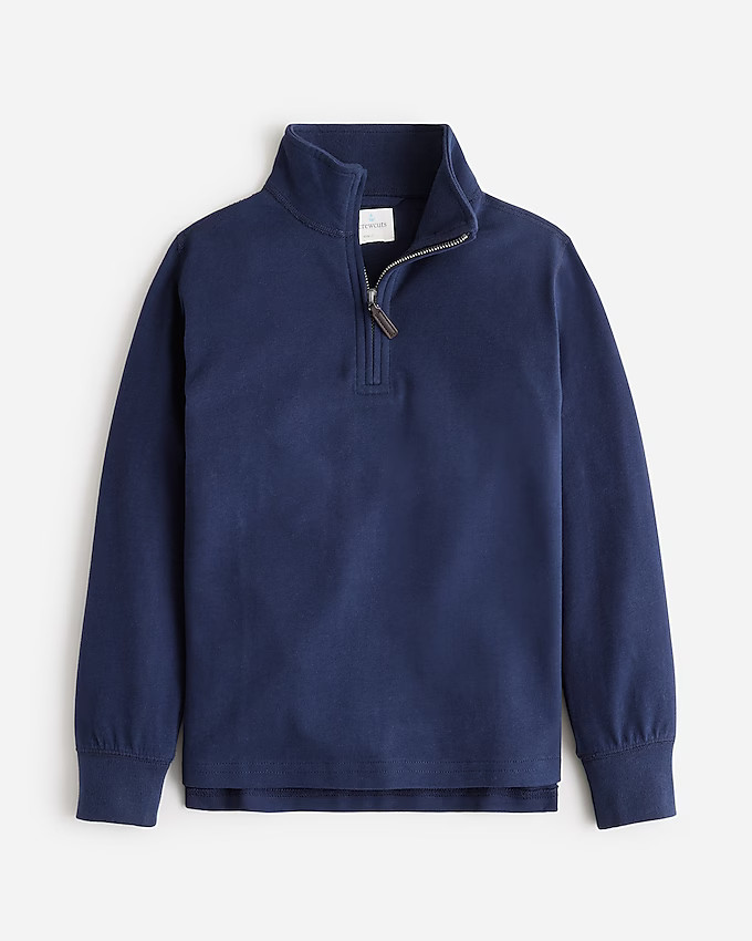 Kids' half-zip cotton pullover | J. Crew US