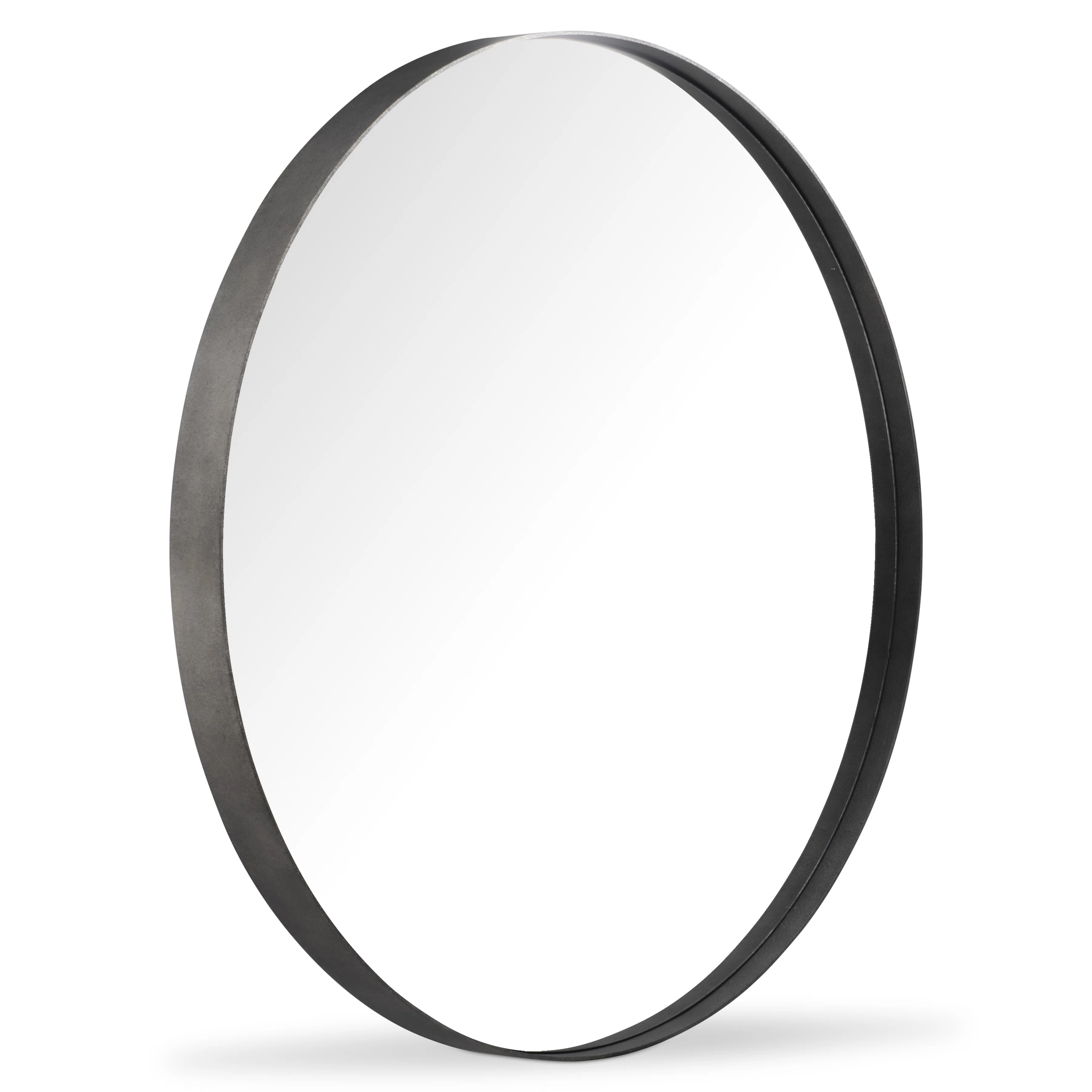 Tribeca Steel Round Mirror | Wayfair North America