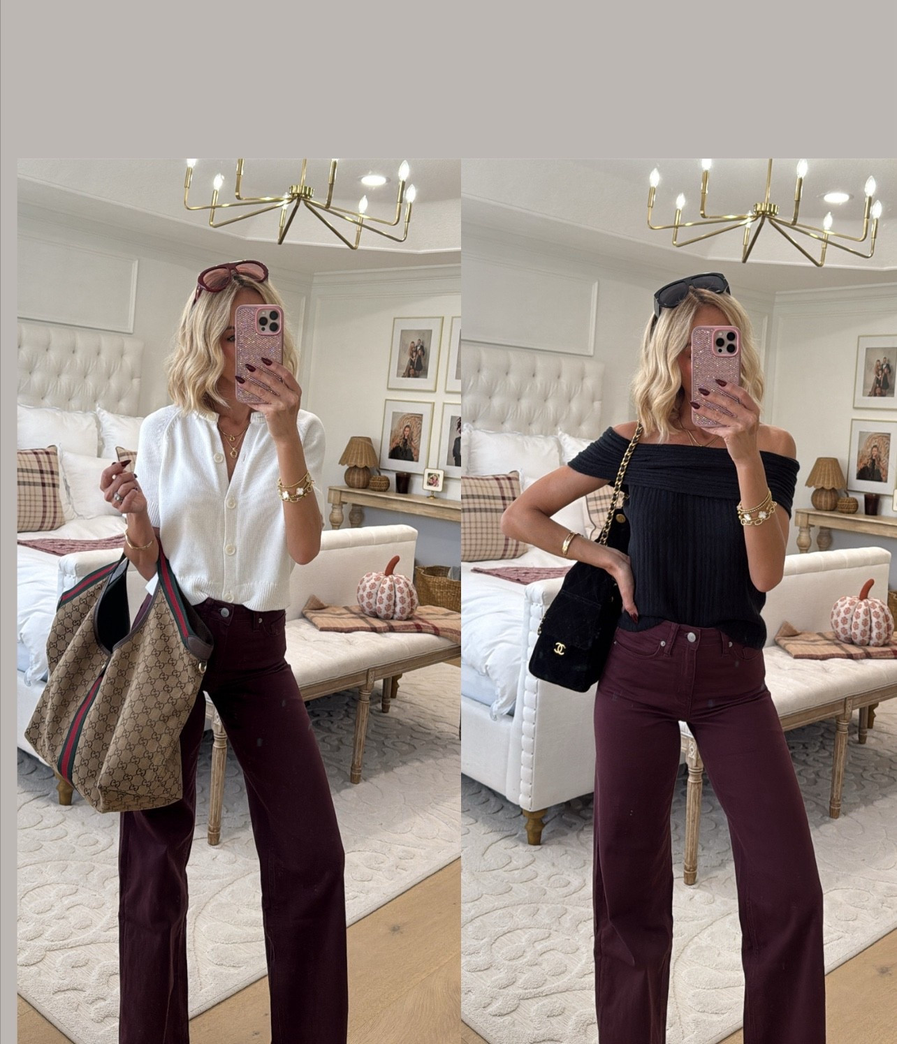 Stop what you are doing and order these $50 jeans! High waisted, wide leg and the perfect fit! They are true to size and come in so many fun colors. 