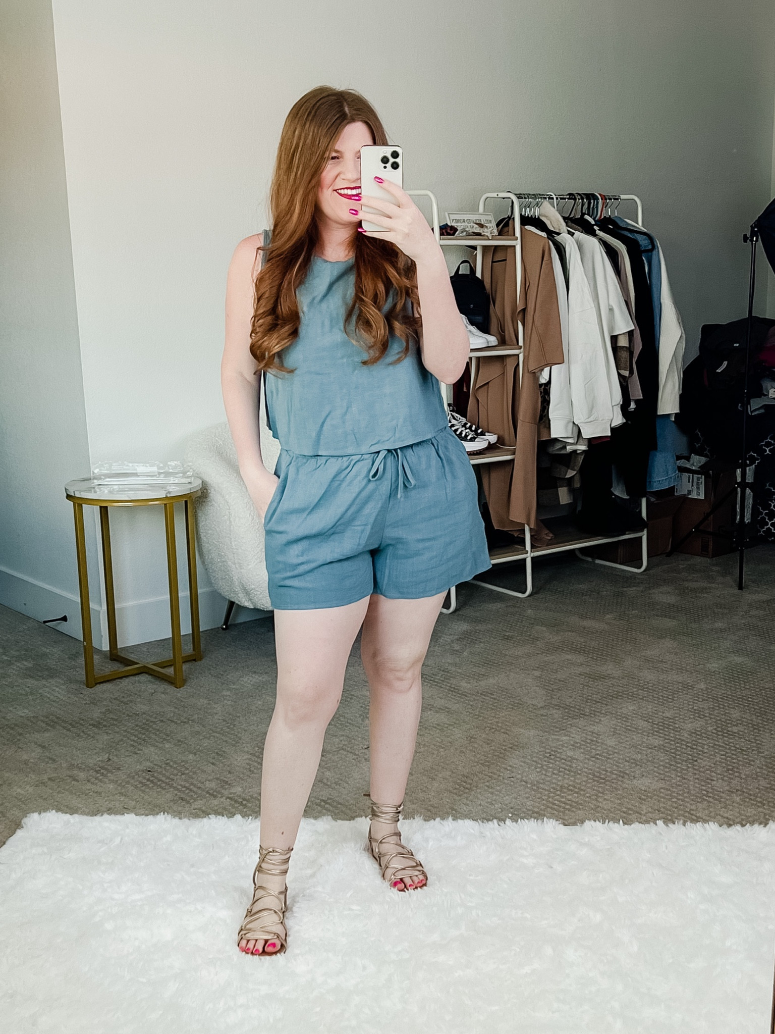 Two piece shorts set from amazon wearing size large. Vacation outfit. Amazon outfit. Spring outfit. 

#LTKunder50 #LTKSeasonal #LTKstyletip