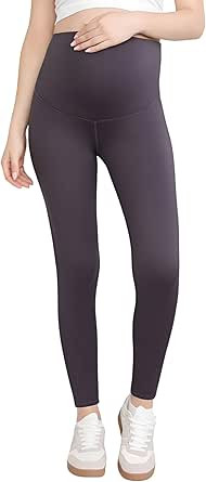 Motherhood Maternity Women's Over The Belly Workout Activewear Pregnancy Leggings | Amazon (US)