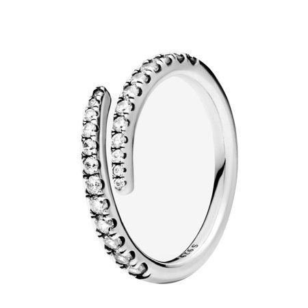 Pandora Jewelry Silver Sparkling Line Ring 196353CZ Pandora Ring in Sterling Silver | Walmart (US)