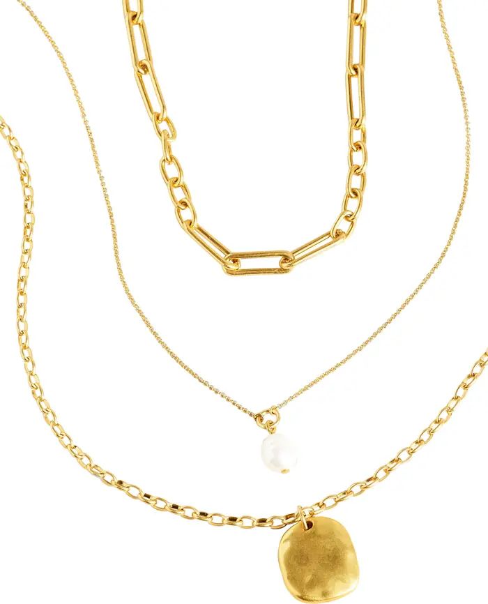 Madewell Set of 3 Chain Link Necklaces | Nordstrom | Nordstrom