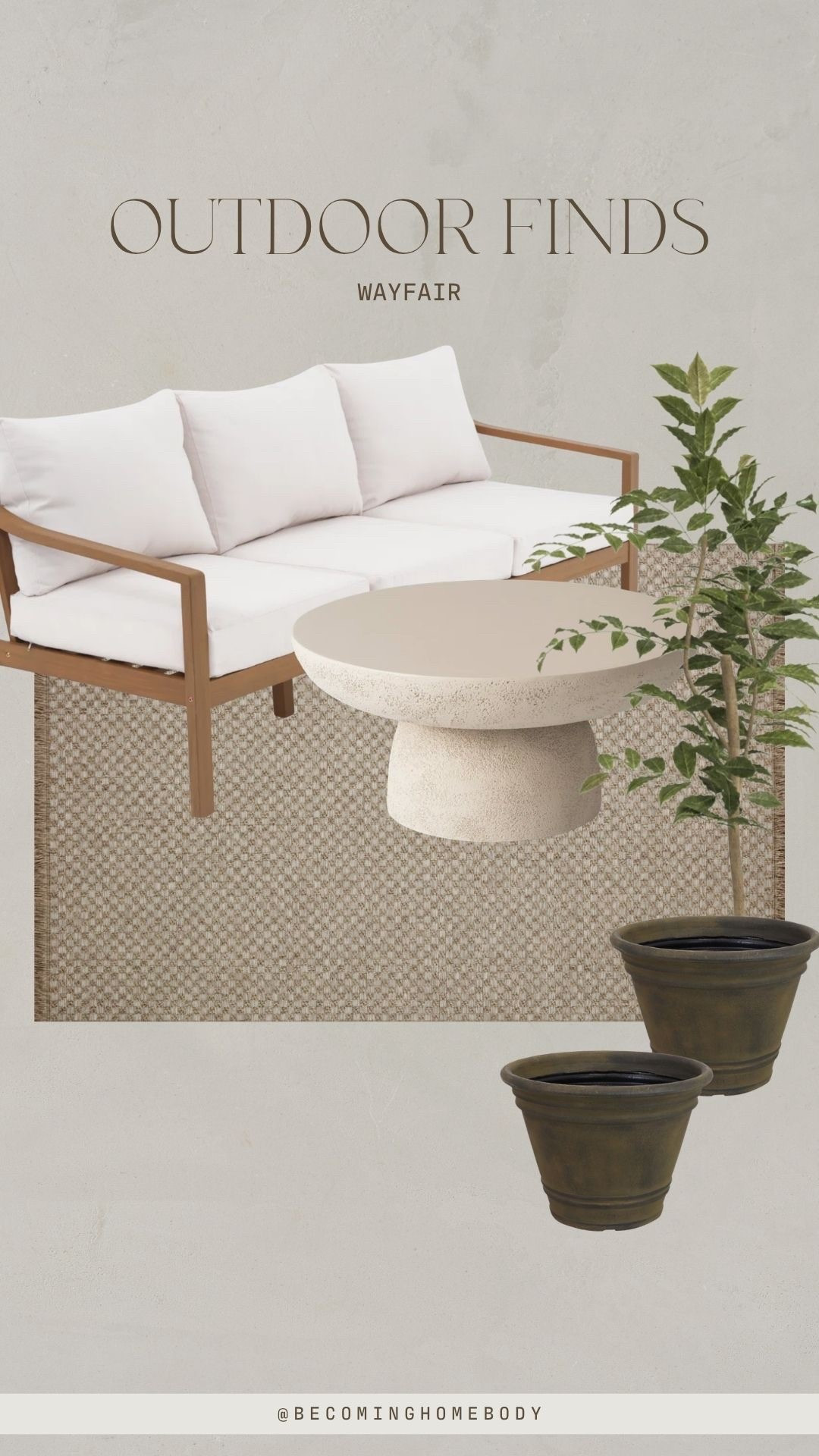 Outdoor seating from Wayfair I’m loving!! Wayfair has everything from decor to rugs, outdoor furniture, planters, etc. to make hanging out outside fun & relaxing!!

#AD #wayfair #wayfairpartner #WishYouWereHere #Outdoor @wayfair