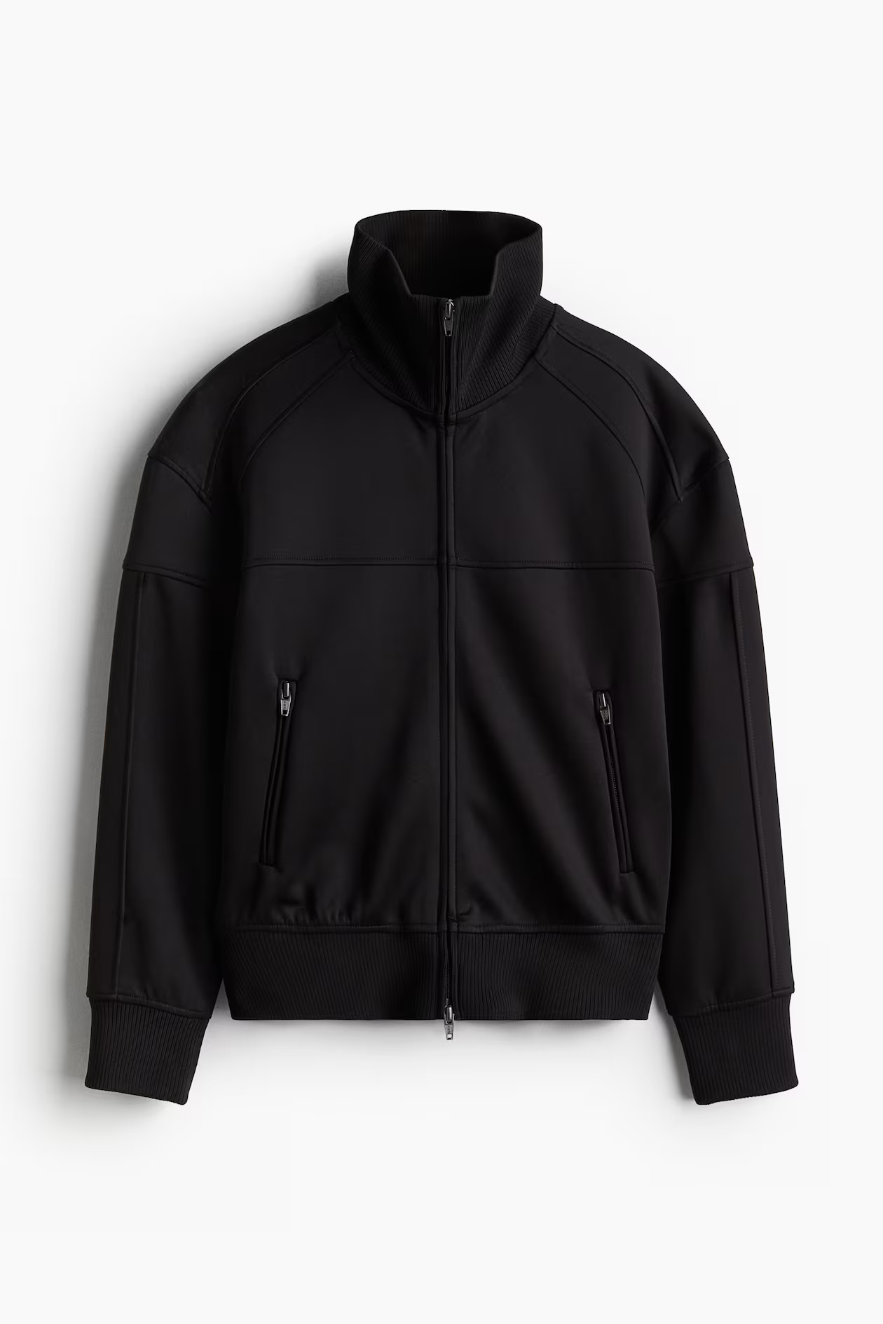 High-collar track jacket£54.99BlackSizeFew pieces leftXSSMLXLXXLSelect sizeNew ArrivalDescriptio... | H&M (UK, MY, IN, SG, PH, TW, HK)