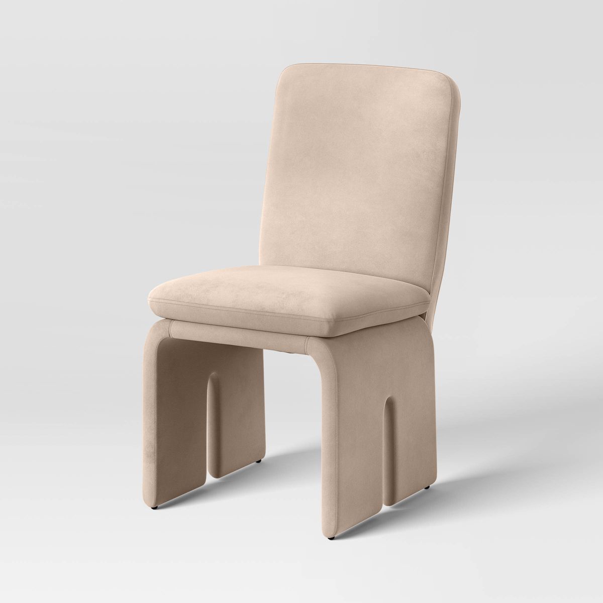 Safflower Sculptural Dining Chair Dark Tan - Threshold™ | Target