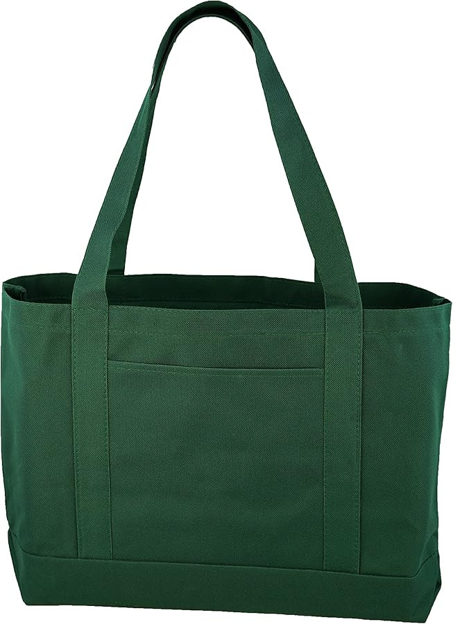 Daily Tote with Shoulder Length Handles and Outside Pocket | Amazon (US)