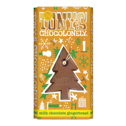 Tony's Chocolonely Gingerbread Milk Chocolate Bar by World Market | World Market