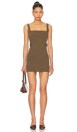Mila Dress in Olive | Revolve Clothing (Global)