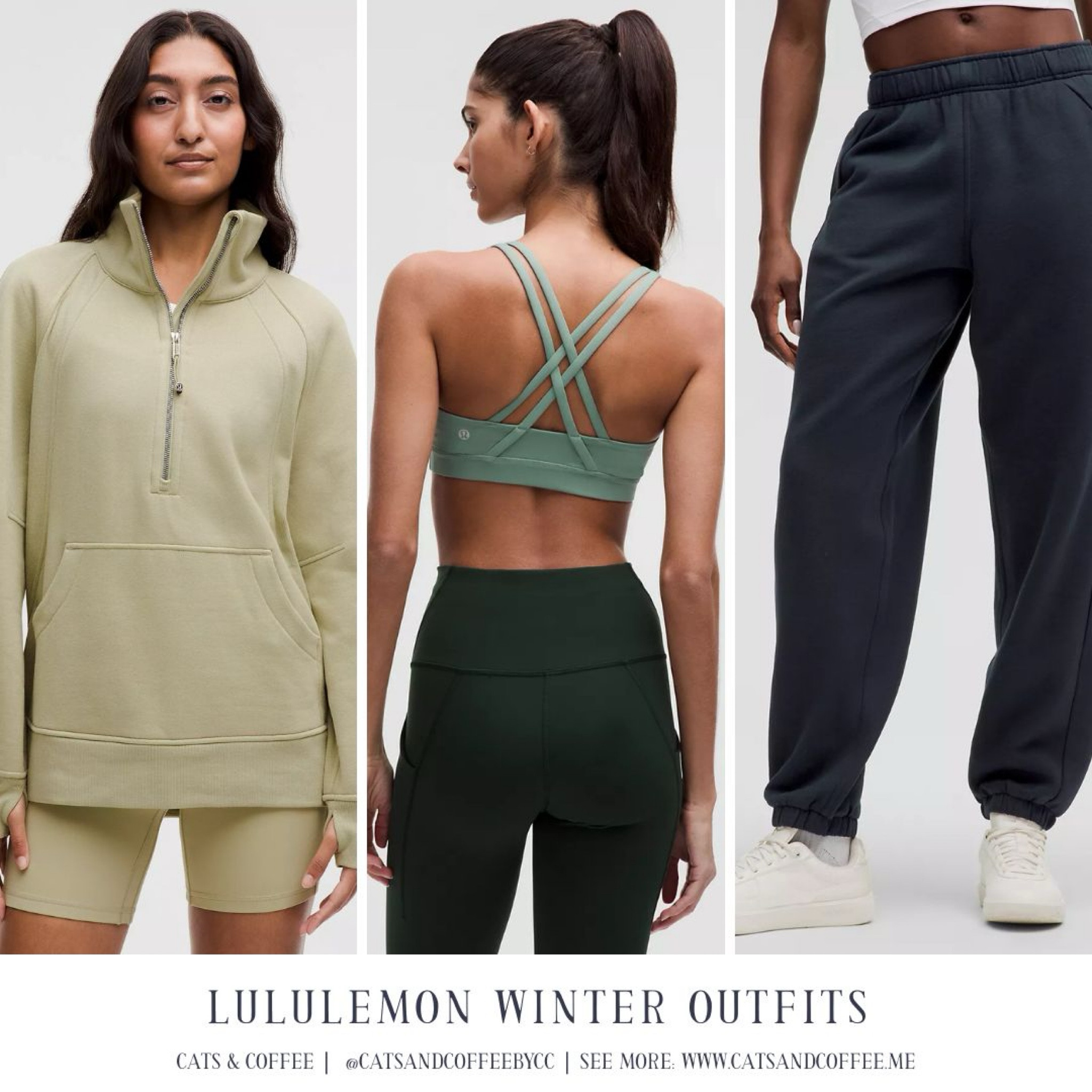 Cute and Comfy Lululemon Winter Outfits for Her - My top workout outfits and gym styles for her from Lululemon, including flattering pocketed leggings, supportive sports bras that you can wear for the gym or daily life, tank tops and light layers, and a great sweatshirt to carry you to and from your workout. All pieces available from Lululemon.com linked here!

#LTKFitness #LTKStyleTip #LTKActive