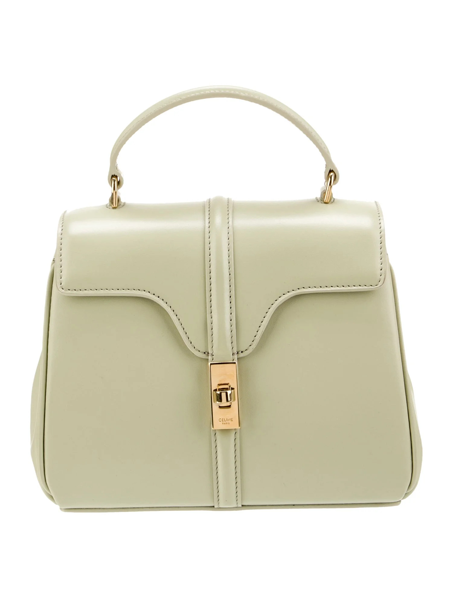 Celine Leather 16 Bag Mini 2023 - Green Handle Bags, Handbags - CEL374207 | The RealReal | The RealReal